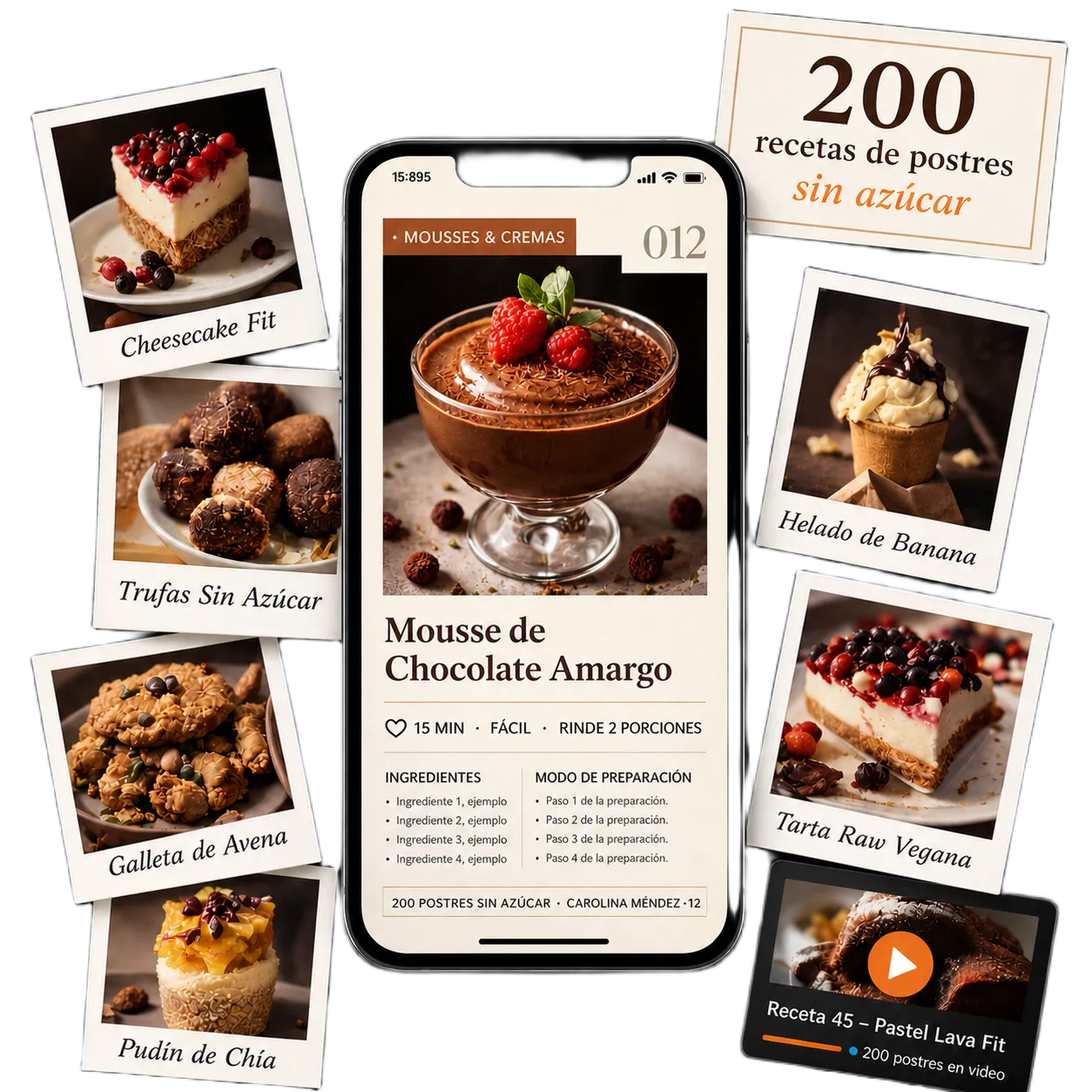 200 postres cero azúcar