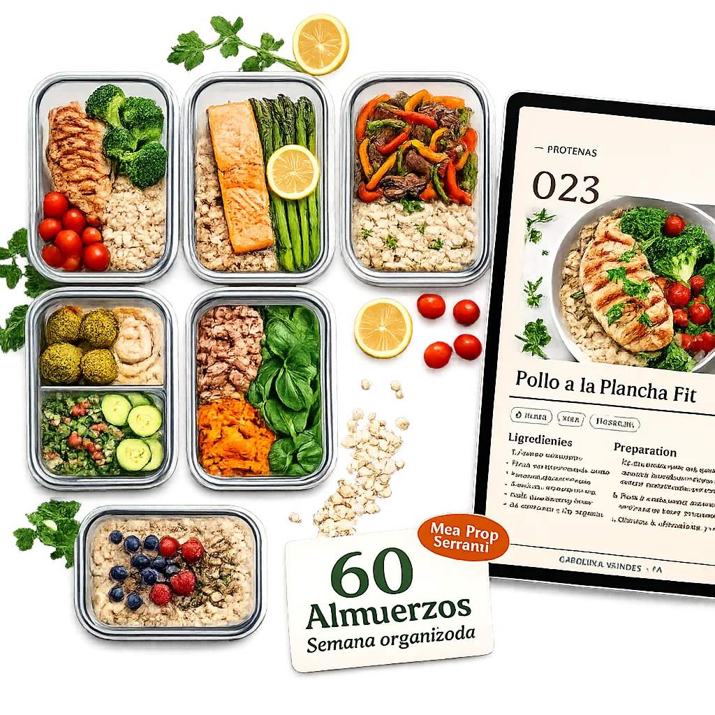 60 recetas de almuerzos fit