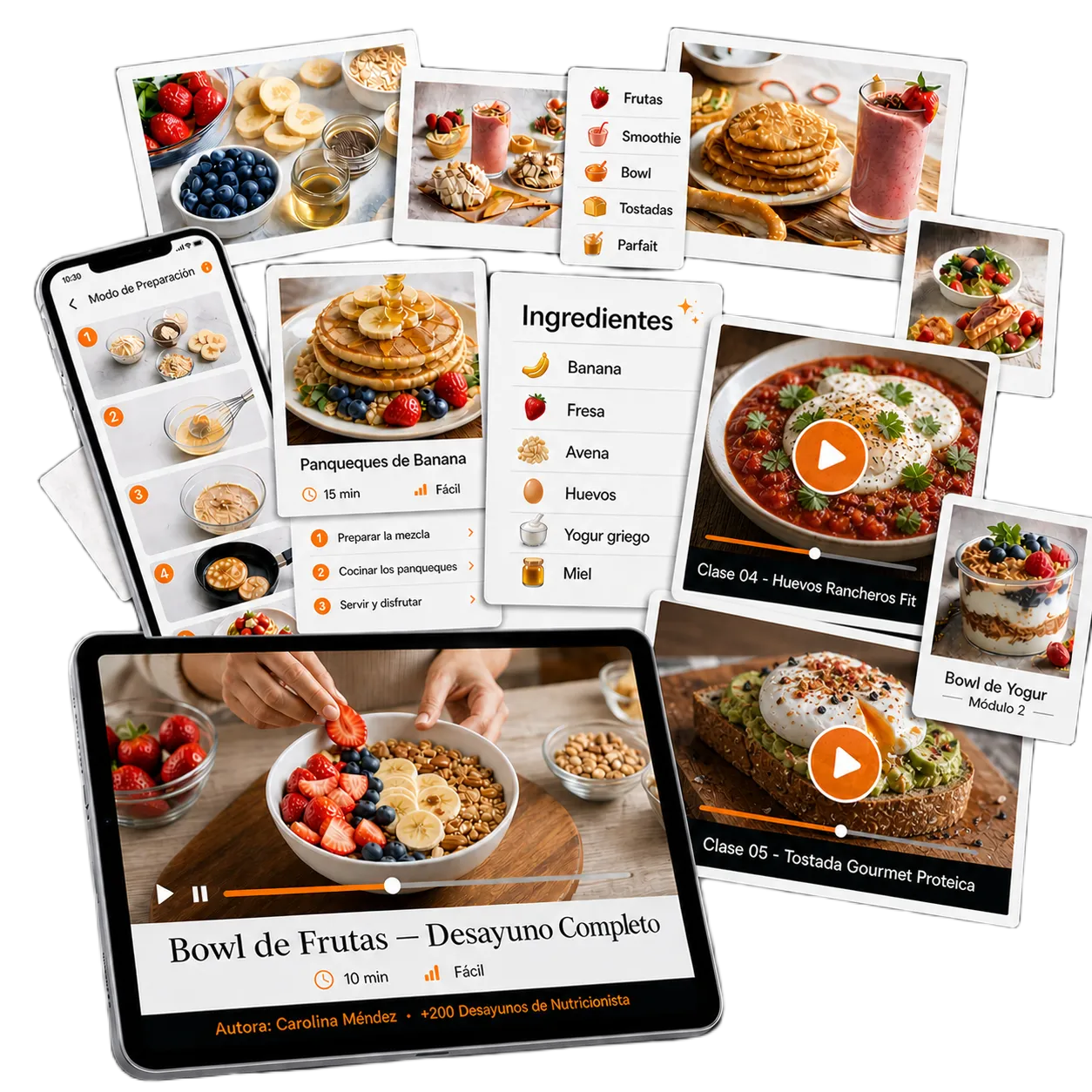App de recetas +200 Desayunos de Nutricionista